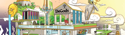Bannière DeGods (Solana)