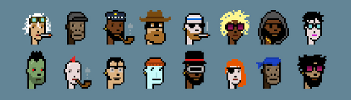 Bannière CryptoPunks