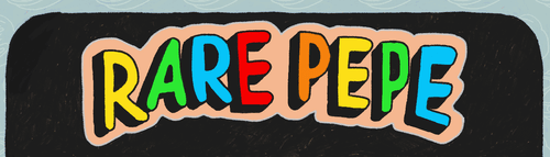 Bannière RarePepe by Matt Furie