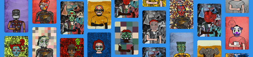 Bannière Hashmasks